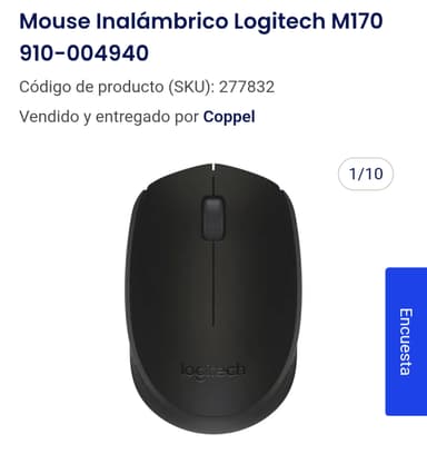 Coppel - Mouse Inalámbrico Logitech M170 - Coppel