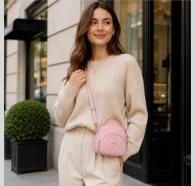 Amazon: Bolso Crossbody Cruzado Impermeable Bandolera con Correa Ajustable de Hombro Cremallera Múltiples Bolsillos - Amazon