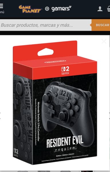 (TIENDA FÍSICA) Game Planet: (Happy Hour) CONTROL PRO NINTENDO SWITCH 2 INALAMBRICO EDICION LIMITADA RESIDENT EVIL REQUIEM - Game Planet