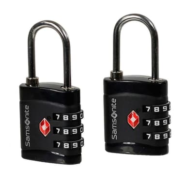 Amazon: Samsonite Global Ta Lock Combilock 3 Dial Tsa X2 Black - Amazon
