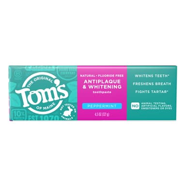 Amazon: 2 Tom's of Maine Pasta Dental sin Flúor Blanqueadora Antiplaca 127g | Planea y Ahorra - Amazon