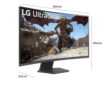 Coppel: Monitor Curvo LG UltraGear 32GS60QC 32 Pulgadas QHD 180 Hz - Coppel