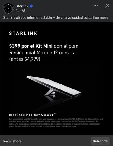 Starlink Mini AUN VIGENTE - Starlink