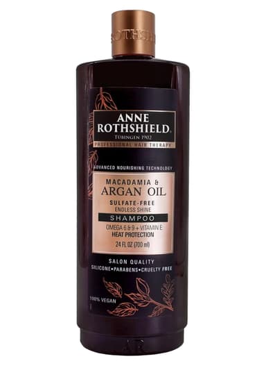 Amazon: Anne Rothshield Shampoo Macadamia and Argan Oil 700Ml (precio por c/u comprando 2 piezas) - Amazon