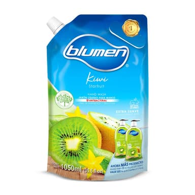 AMAZON: Blumen Jabón Líquido Kiwi Starfruit 1050 ml (Precio comprando 2 piezas) - Amazon