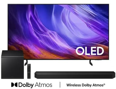 Samsung Store: Pantalla 55" OLED S85HAE + Barra Q-Series Soundbar HW-Q800H/ZX Dolby Atmos (con Banamex + MSI) - Samsung Store