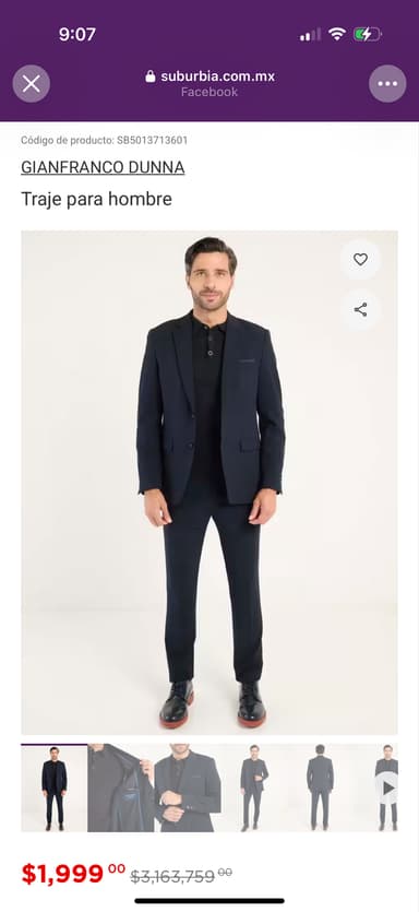 Suburbia: Traje en liquidacion - Suburbia