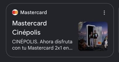 Cinépolis: Cinepolis : codigo mastercard 2x1 sala normal y VIP - Cinépolis