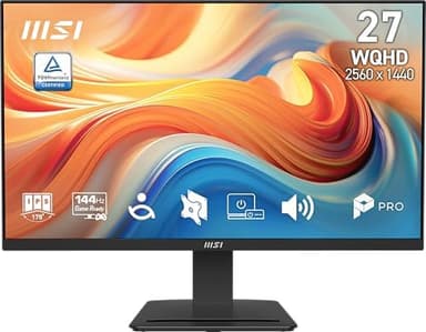 Amazon: Monitor MSI Pro QHD 27" 144hz - Amazon