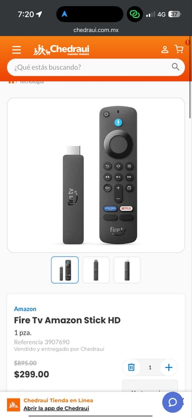 Chedraui: Amazon Fire TV Stick HD - Chedraui