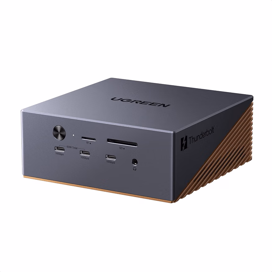 Amazon - Maxidok Thunderbolt 5 Docking Station 17 en 1 Revodok 2*TBT5 y *1DP - Amazon