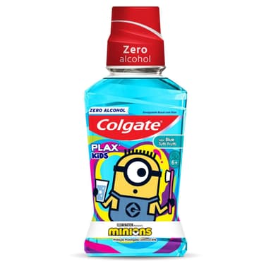 Amazon: Enjuague Bucal Colgate Plax Kids (Edición Minions) | Planea y Ahorra + 3x2 - Amazon