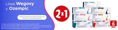 Farmacias Guadalajara: 2x1 en Ozempic y/o Wegovy - Farmacias Guadalajara