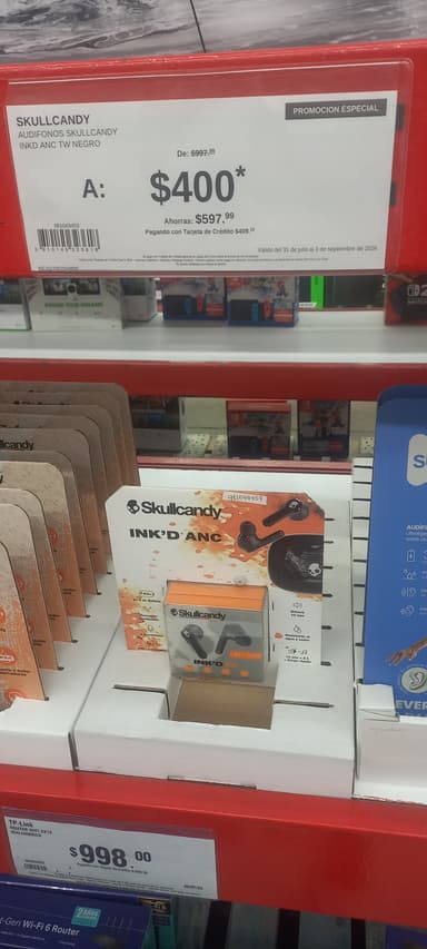 Sam's Club: Skullcandy: INK'D ANC con Calcelacion de ruido - Sam's Club