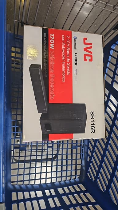 Walmart: barra de sonido JVC con subwoofer inlambrico - Walmart