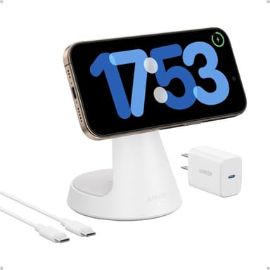 Amazon: Estación de Carga Inalámbrica 2 en 1 Anker MagGo Qi2 (15W) - Amazon