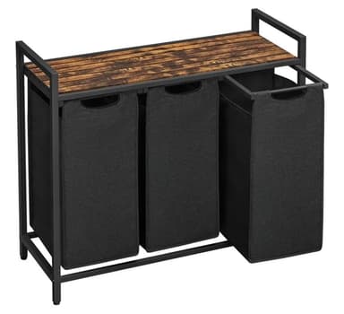 Mercado Libre: Cestos Para La Ropa Sucia Con Repisa, Cestas en Color Negro 40cm x 9cm x 97.5cm - Mercado Libre