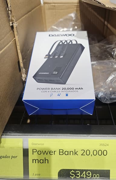 YEMA: Daewoo power Bank 20,000 mAh - YEMA