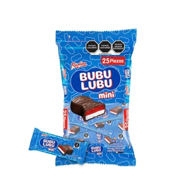 AMAZON: Mini Bubulubu, malvavisco relleno sabor a fresa y cobertura sabor a chocolate 25 piezas de 20 gramos - Amazon