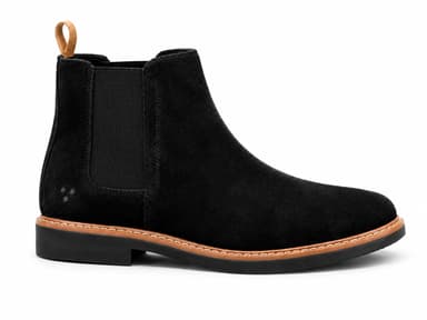 Amazon: Botin Chelsea Hombre Piel Casual Urbano Triples 35800 Negro meses sin intereses - Amazon