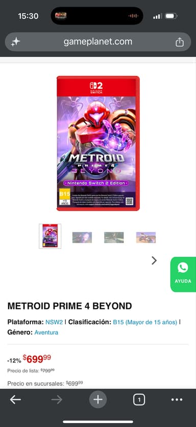 Game Planet: Metroid Prime 4 Nintendo Switch 2 - Game Planet