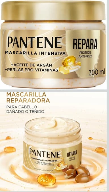 Amazon: Pantene Mascarilla para cabello Repara y Protege 300 ml | Planea y Ahorra - Amazon