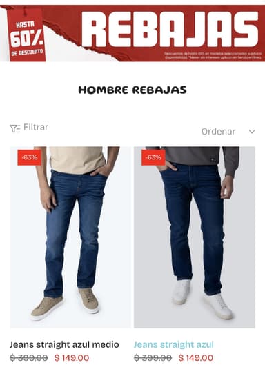 Rebajas hang ten hasta el 60%