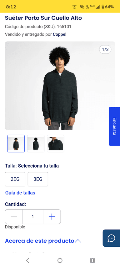Coppel: Suéter porto sur - Coppel