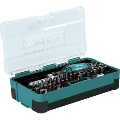 Amazon: Makita Desarmador Manual Tipo Matraca Con 47 Puntas Y Dados B-50289 - Amazon