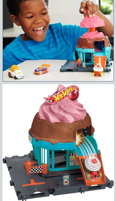Amazon: Hot Wheels City Pista de Juguete Heladería para niños de 3 años en adelante - Amazon