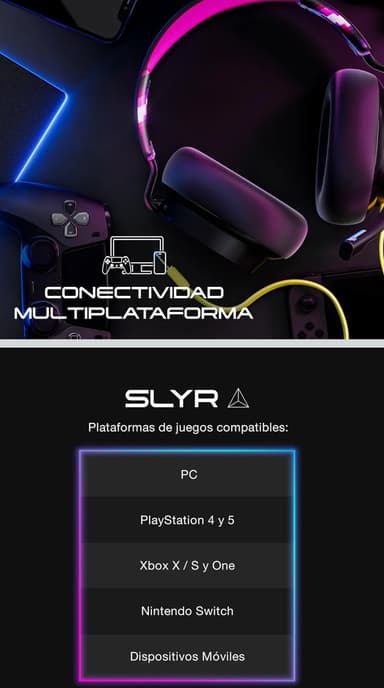Amazon: Audífonos Gaming Skullcandy SLYR Over-Ear Multiplataforma, Compatibles con Xbox, Playstation y PC, Negro - Amazon