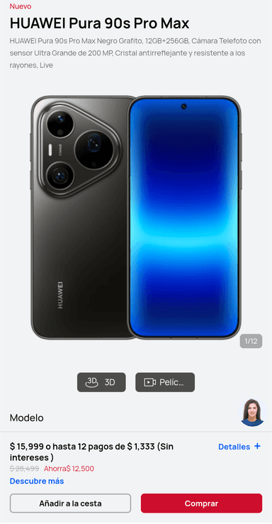 Tienda en línea Huawei. Celular Huawei Pura 90s Pro Max de 256gb - Huawei