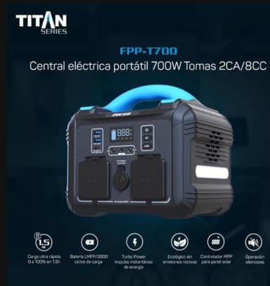 Home Depot: Estación de energía Forza FPP-T700 700w batería LMFP 551.25 Wh - Home Depot