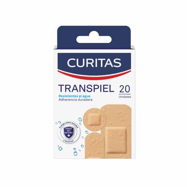 Amazon: Curitas Venditas Adhesivas Transpiel 20 Piezas - Amazon