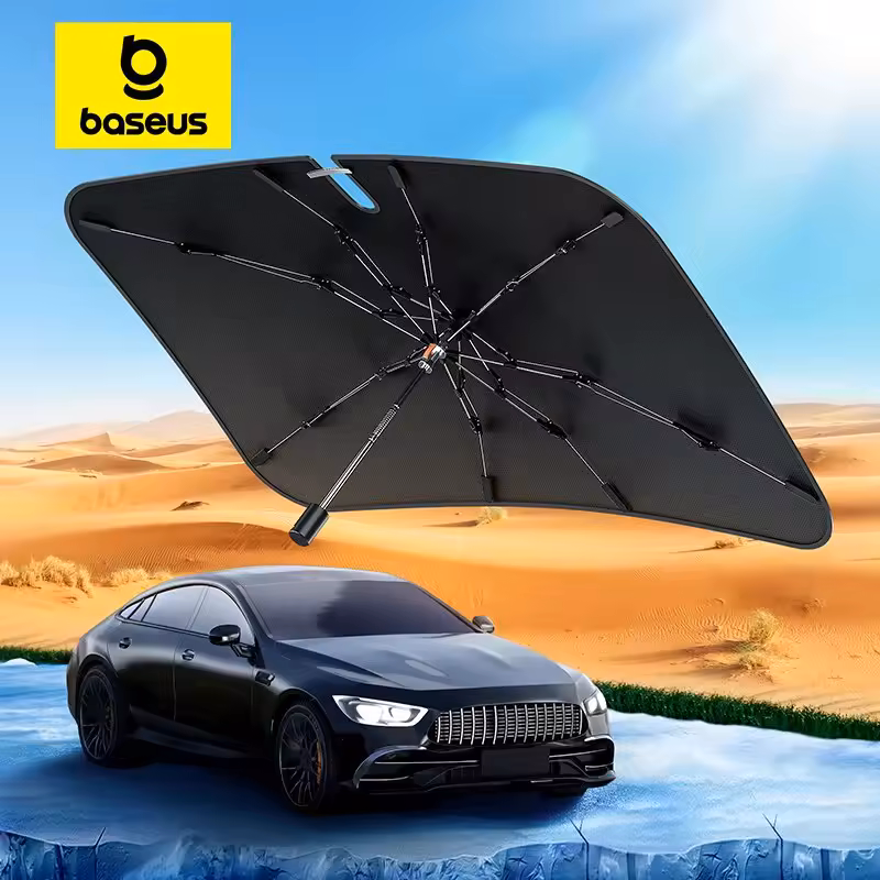 Aliexpress: Parasol Baseus Tipo Sombrilla Para Parabrisas Para Protección Solar 142*75cm - AliExpress