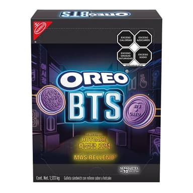 Sam's Club: Sams: Pa'los PromoArmys Galleta OREO BTS Sabor Jocaques 14 pzas con 10 Galletas c/u - Sam's Club