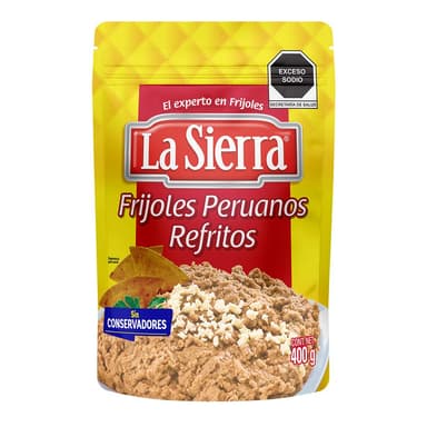AMAZON: La sierra REFRITO PERUANO POUCH 400GR, Frijol, 400 gramos - Amazon