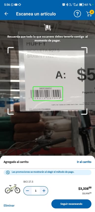Sam's Club: Bicicleta r27.5 - Sam's Club