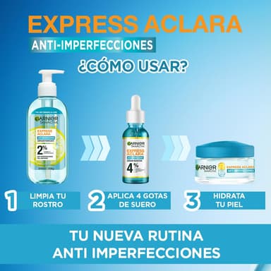 AMAZON: kit Garnier Skin Active Express Anti Imperfecciones (Planea y Ahorra) - Amazon