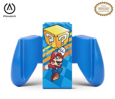AMAZON: PowerA Joy-Con Comfort Grip for Nintendo Switch - Mystery Block Mario - Amazon