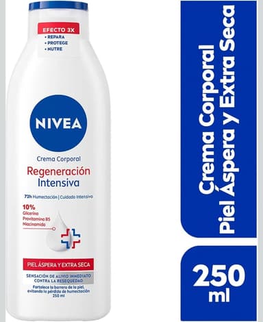 Amazon: NIVEA Crema Corporal Body Regeneración Intensiva 250ml (comprando 2) - Amazon