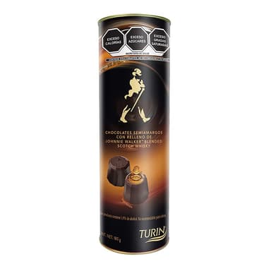 AMAZON: Turin Chocolate Semiamargo Johnnie Walker Tubo de 180g - Amazon