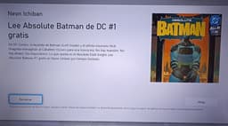 Comic Absolute Batman 1 gratis al reclamarlo en la página principal de la consola Xbox