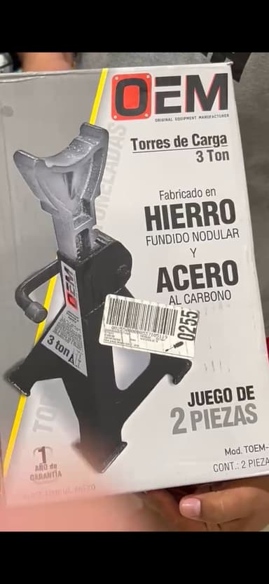 Torres de Carga OEM 3 Toneladas – Juego de 2 Piezas CHEDRAUI - Chedraui