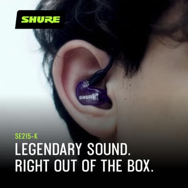 Amazon: Auriculares Profesionales Shure SE215-K (Varios Colores) - Amazon