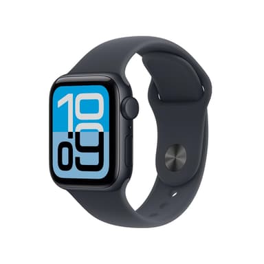 Amazon: Apple Watch SE 3 GPS caja de aluminio color medianoche de 44 mm y correa deportiva color medianoche M/L - Amazon