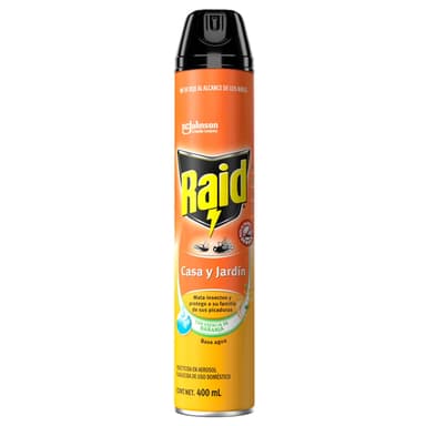 AMAZON: Raid Casa y Jardín Insecticida Aerosol Mata Mosquitos e Insectos, 400 ml (3x2 + Planea y Ahorra) precio C/U - Amazon