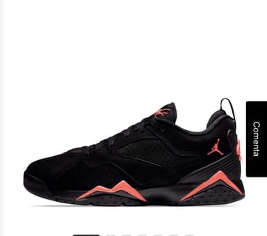 Innvictus: Tenis Air Jordan Mvp 92 Black Infrared, Cuero Nobuk (No gamuza) - Innvictus