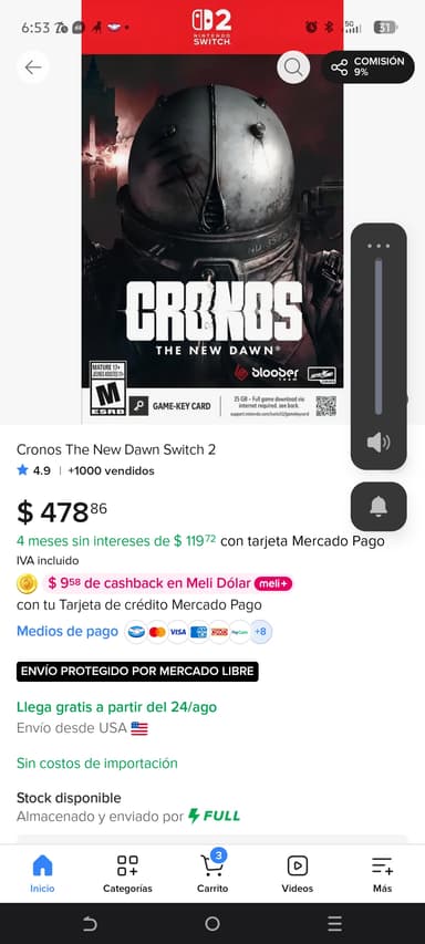 Mercado Libre: Cronos the new daawn para nintendo Swich 2 - Mercado Libre