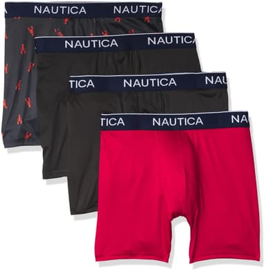 Amazon: Nautica Paquete de 4 Calzoncillos Tipo Calzones Micro Ropa Interior de Hombres para Hombre - Amazon